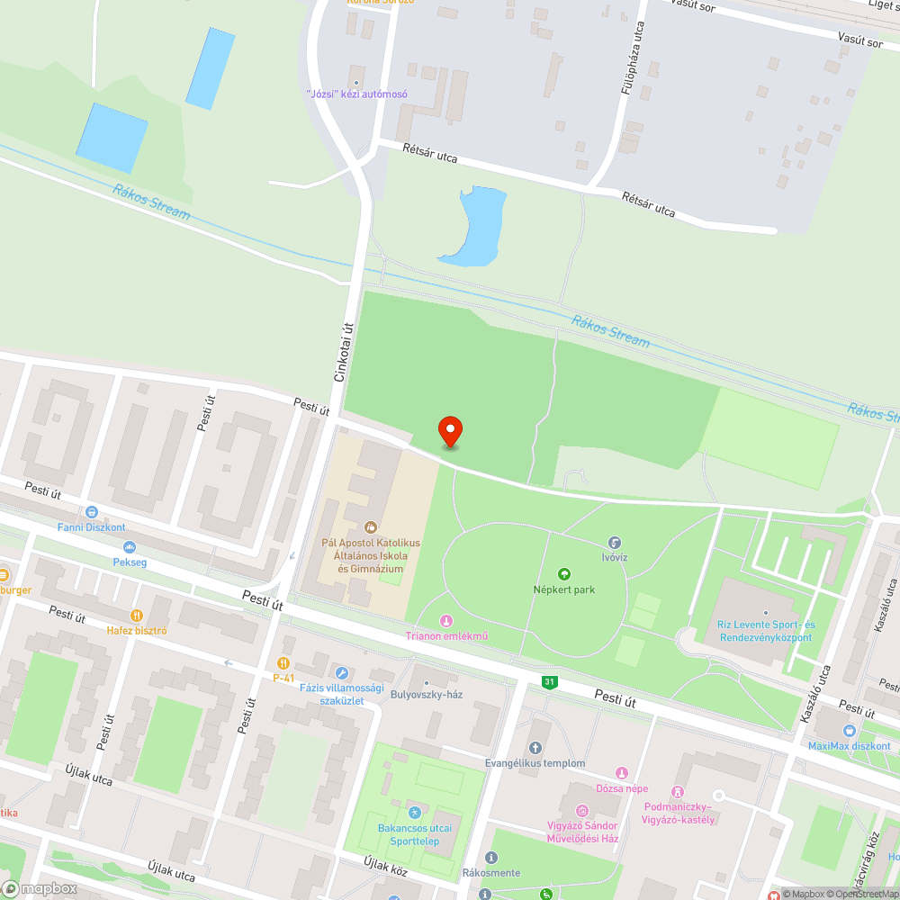 Belógó bokor bejelentés helye