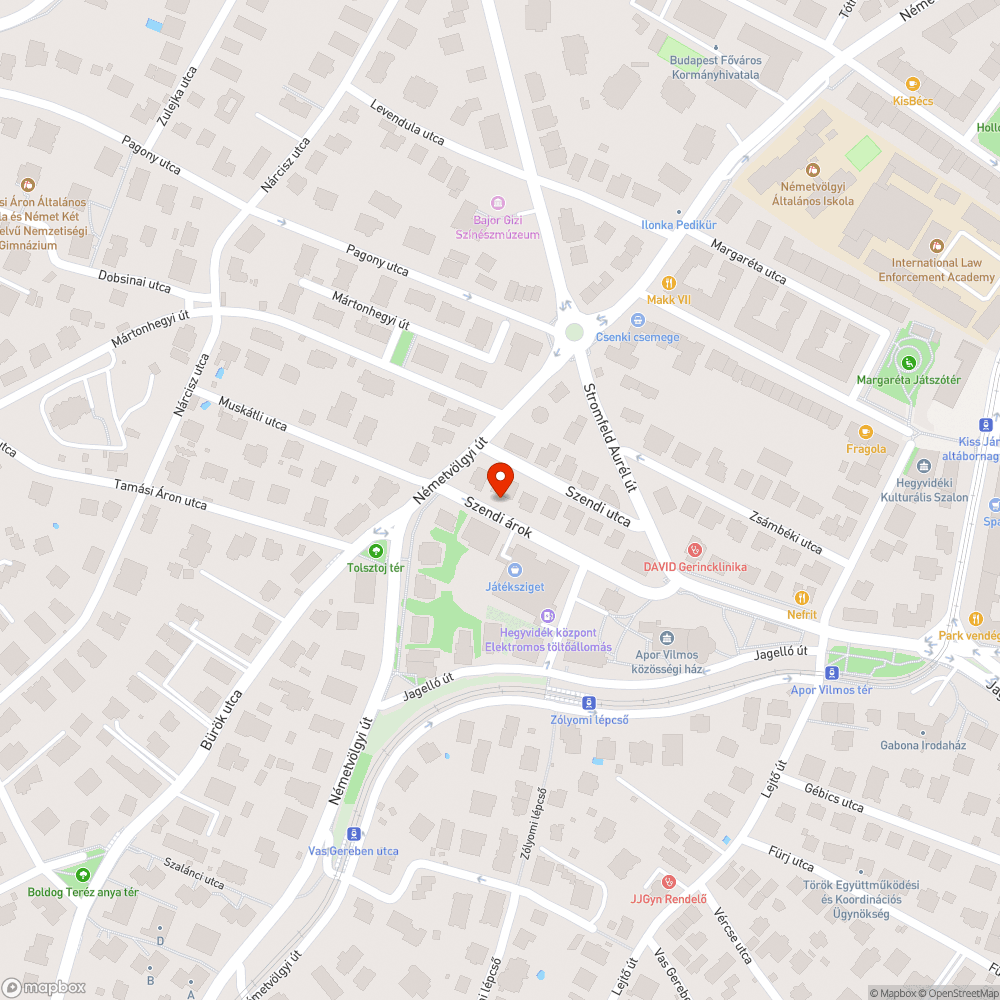 Szendi árok botlásveszély bejelentés helye