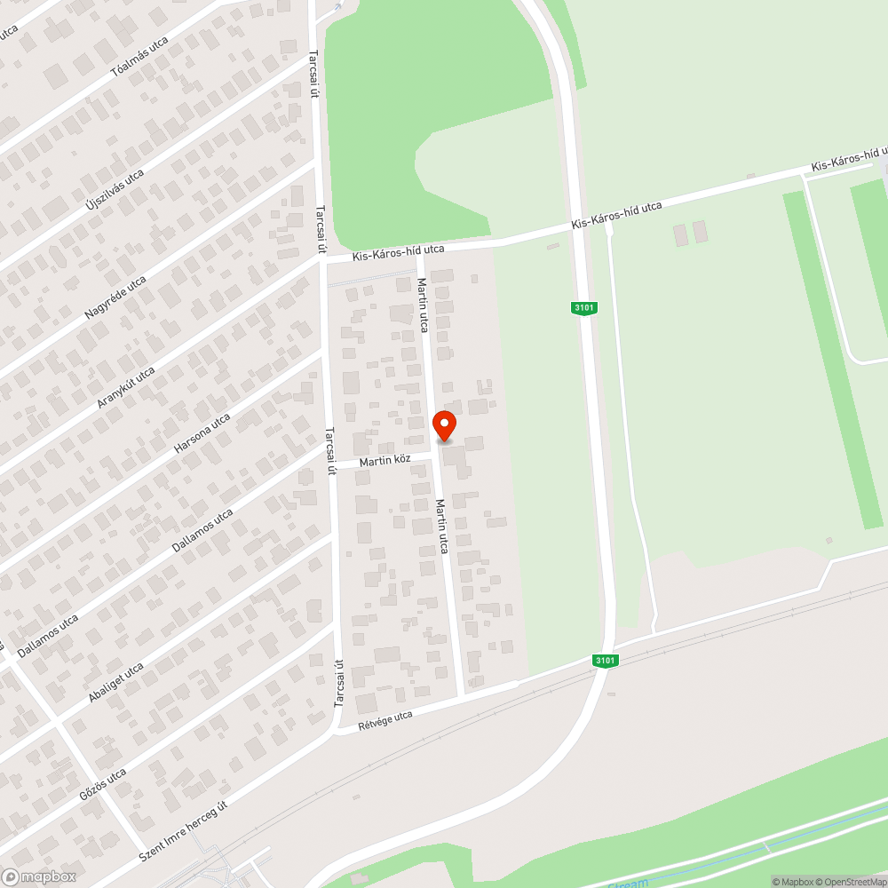 Kábeles bejelentés helye