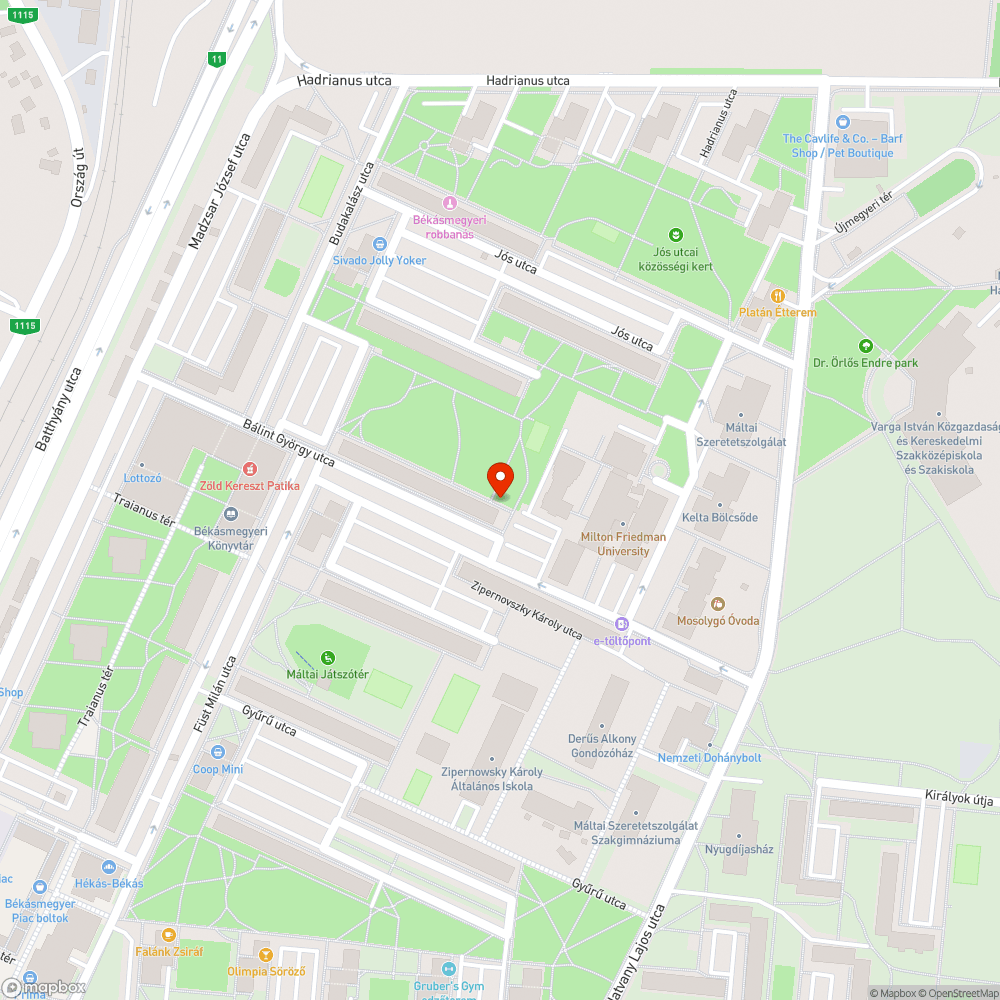 Rossz állapotú járda bejelentés helye