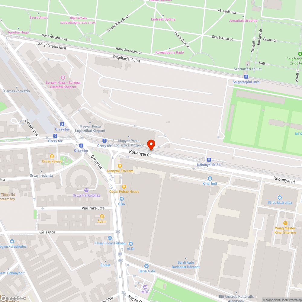 Kidőlt csőkorlát bejelentés helye