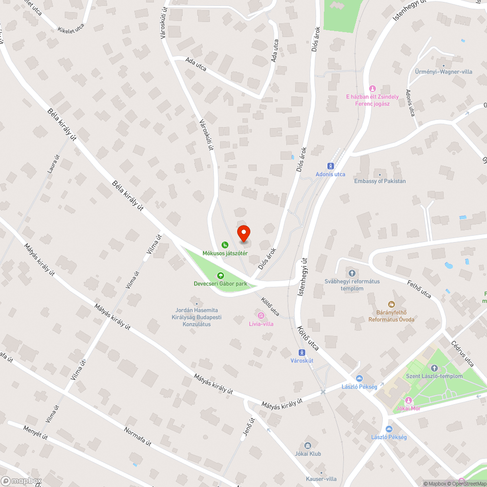 Szemetes a játszótéren bejelentés helye