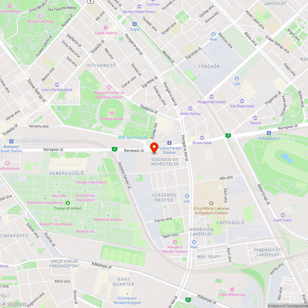 Megsüllyedt közmű szekrény bejelentés helye