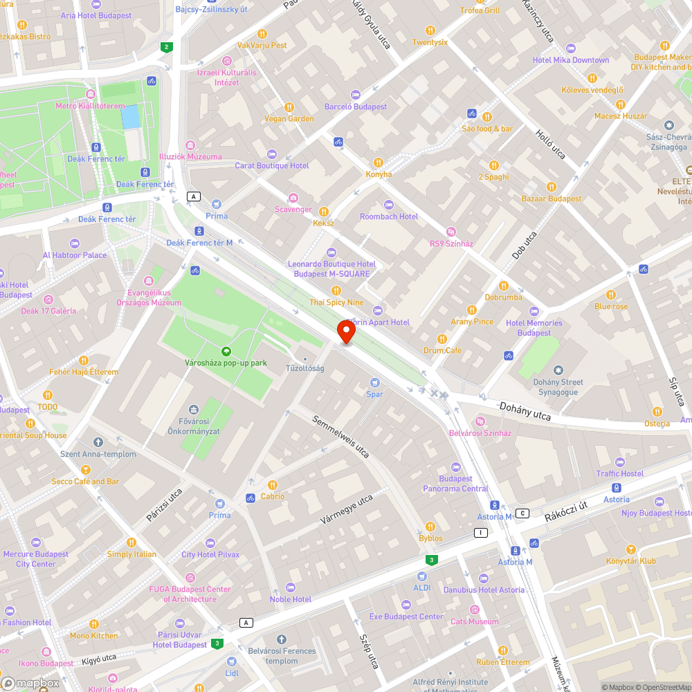 Nem működő szökőkutak bejelentés helye