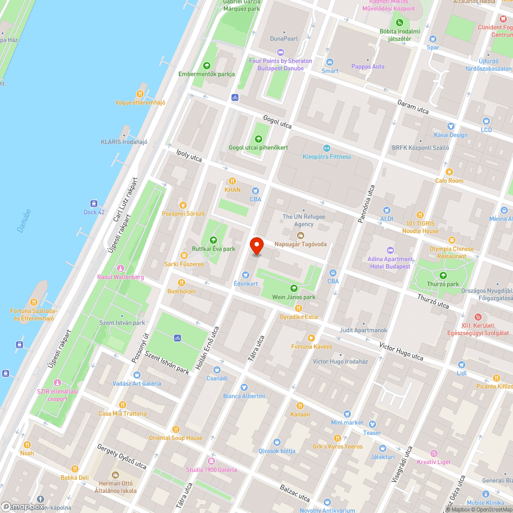 Kis fedél kiáll a járdából bejelentés helye