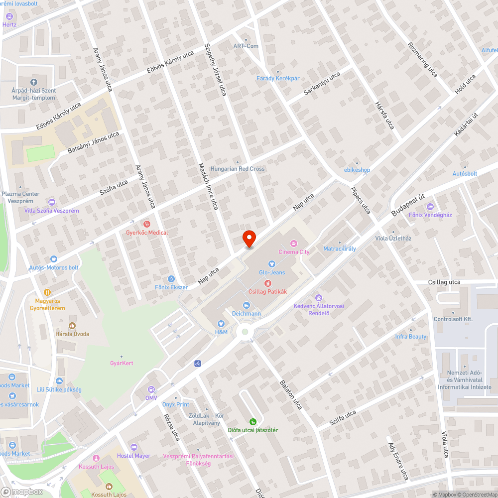 Kerékpárútra belógó bokor bejelentés helye