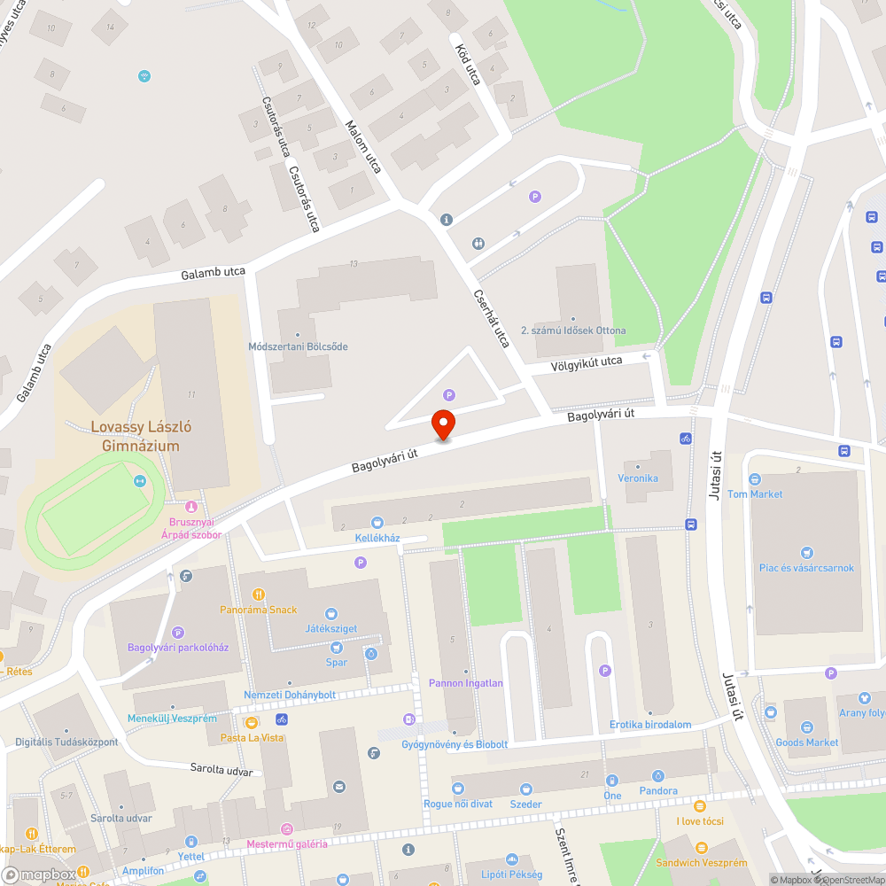 Kátyú a járdán bejelentés helye