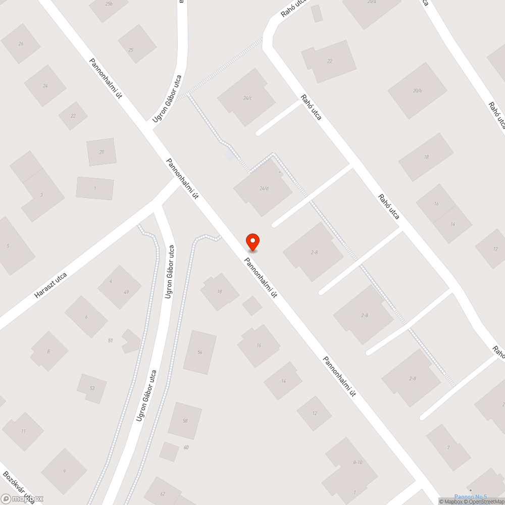 Pannonhalmi út elhasználódott aknafedél bejelentés helye