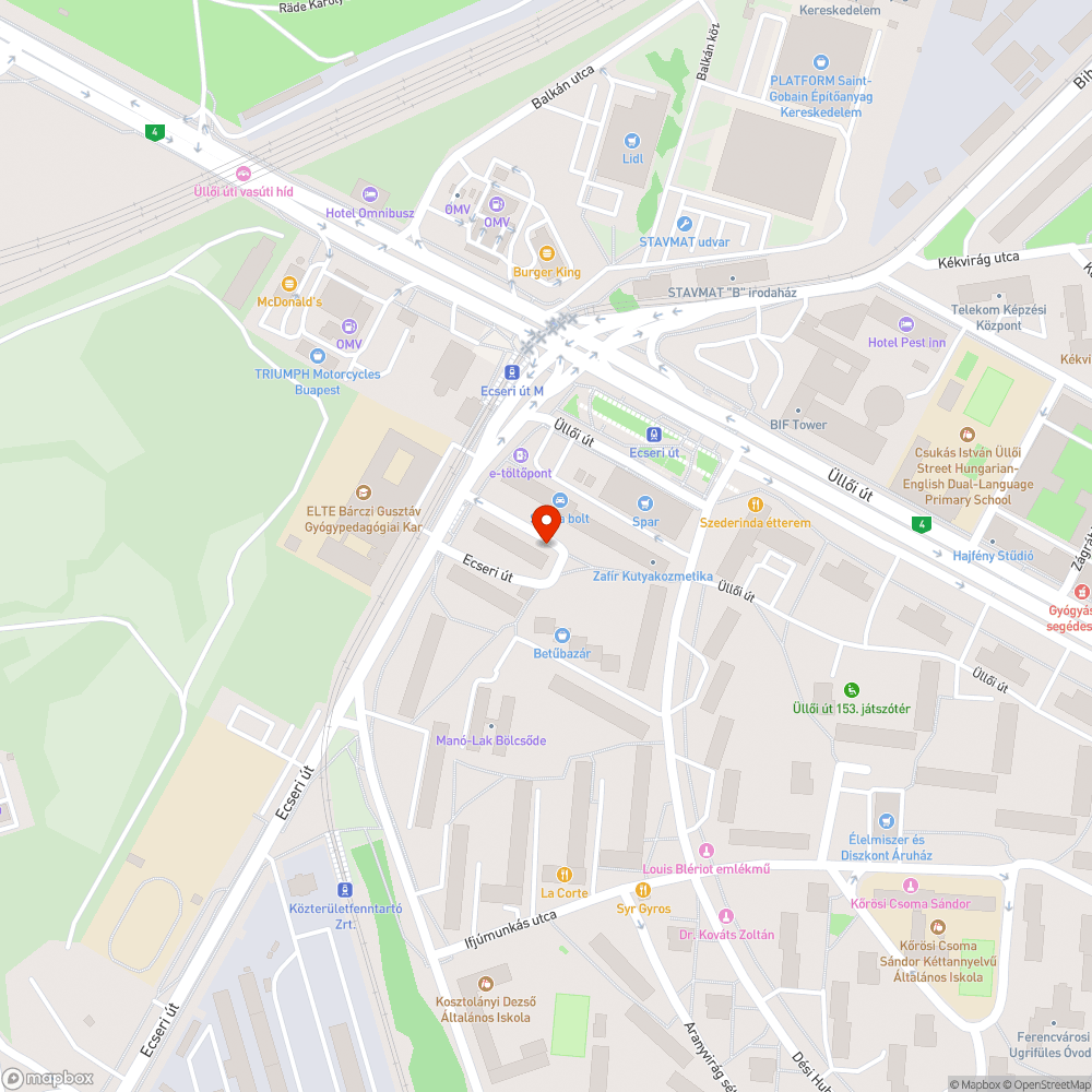 Kiszáradt fák bejelentés helye