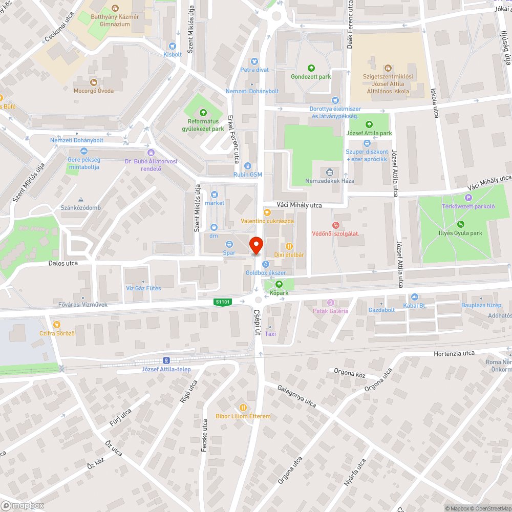 Gazos, elhanyagolt terület bejelentés helye