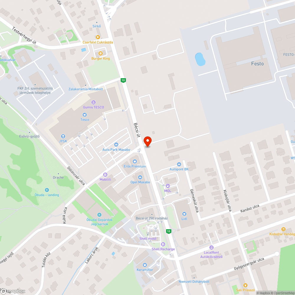 Leszakadt a lámpa bejelentés helye