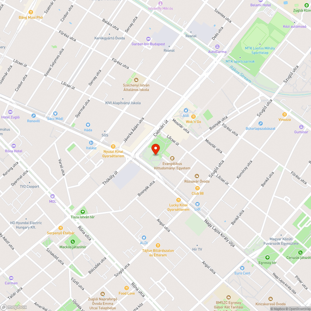 Teljesen eldugult csatorna Bosnyák téren bejelentés helye