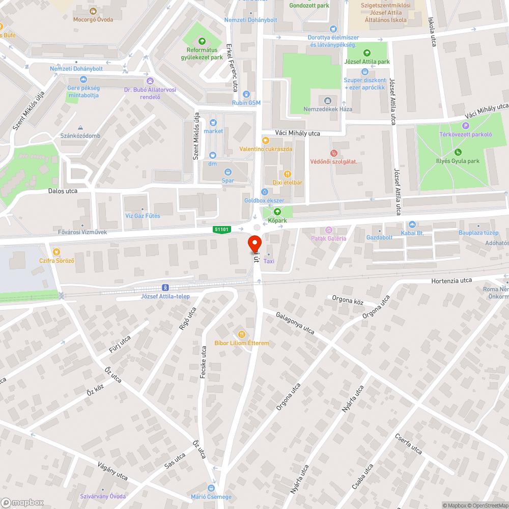 Elgazosodott zöldterület bejelentés helye