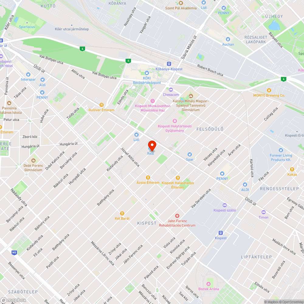 Autógumi a bokorban bejelentés helye