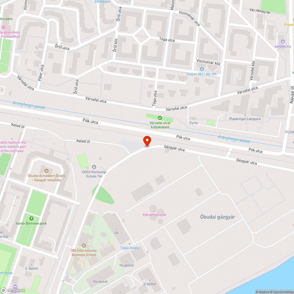 Gazos, nehezen járható járda bejelentés helye