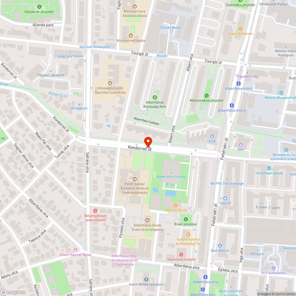 Elhagyott Ford bejelentés helye