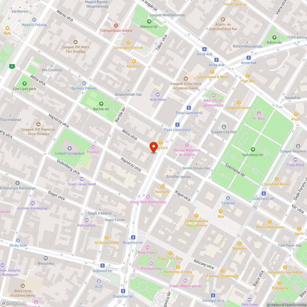 Lyukas bejelentés helye