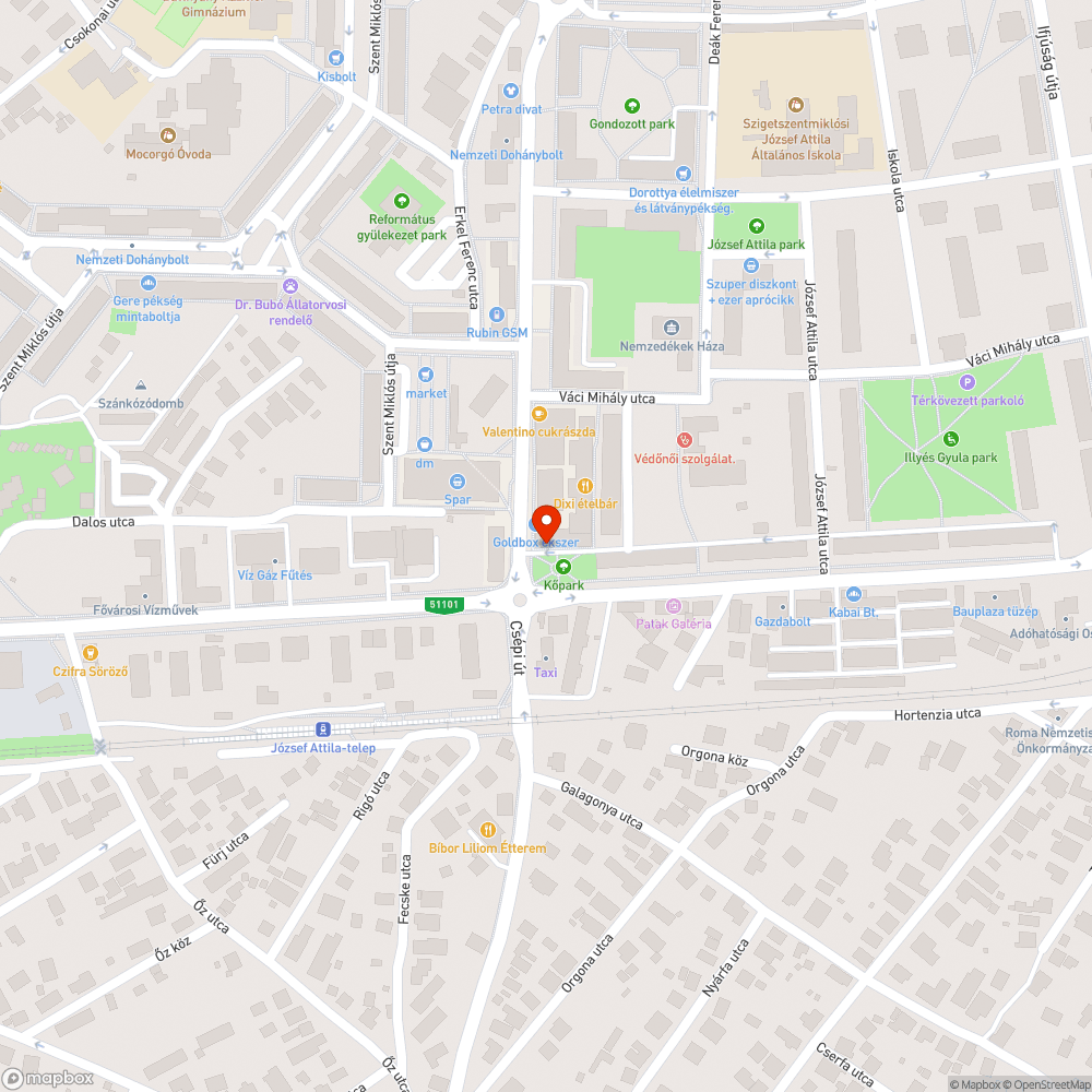 Kiszáradt terület bejelentés helye