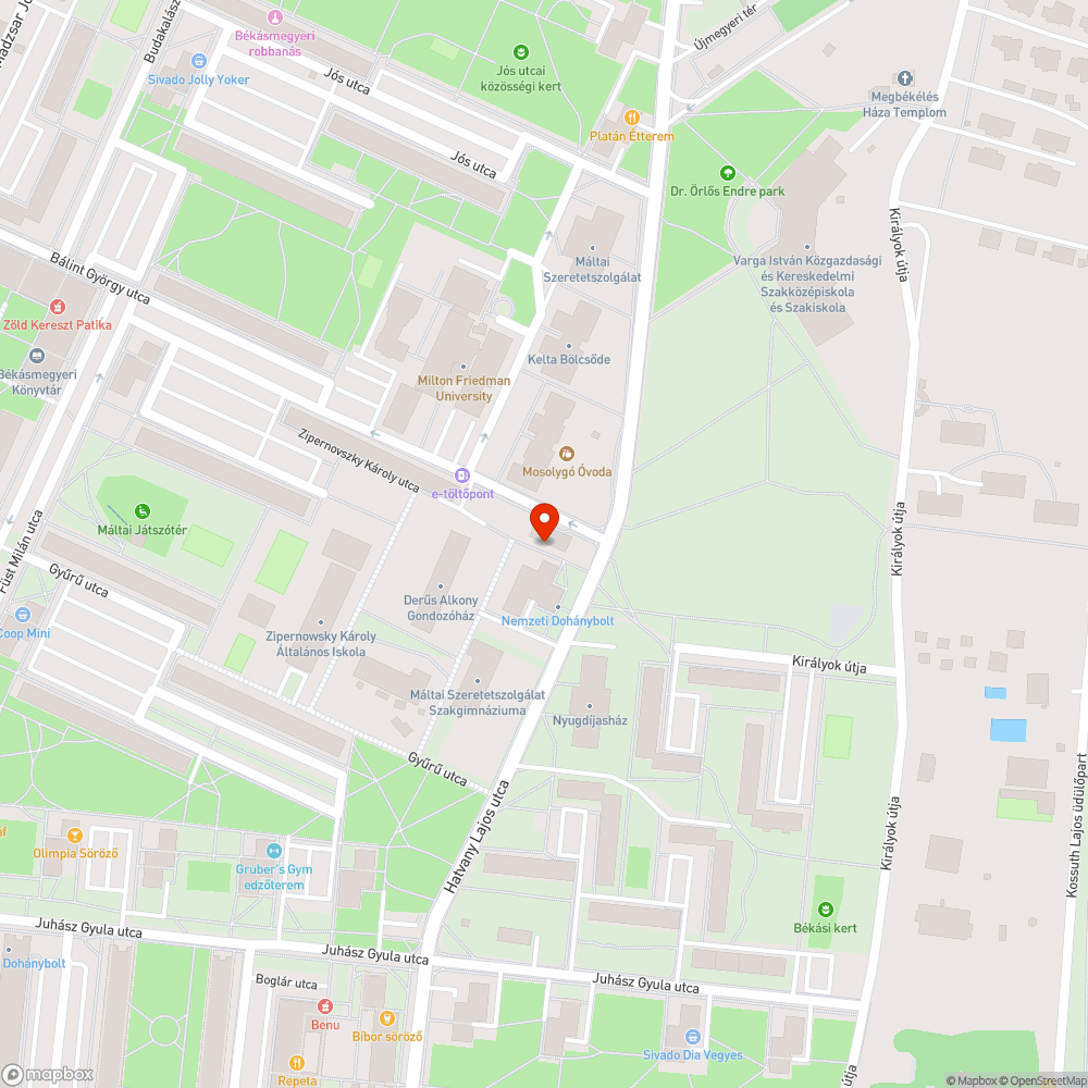 Letört faág bejelentés helye