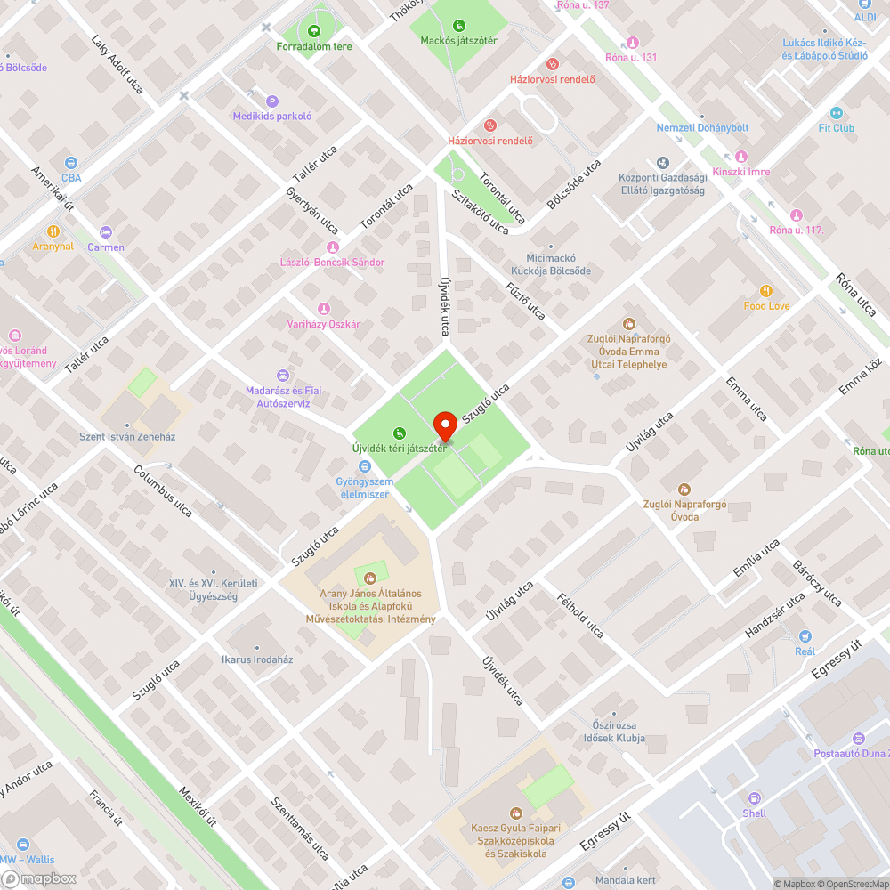 Ivókút csőtörés bejelentés helye