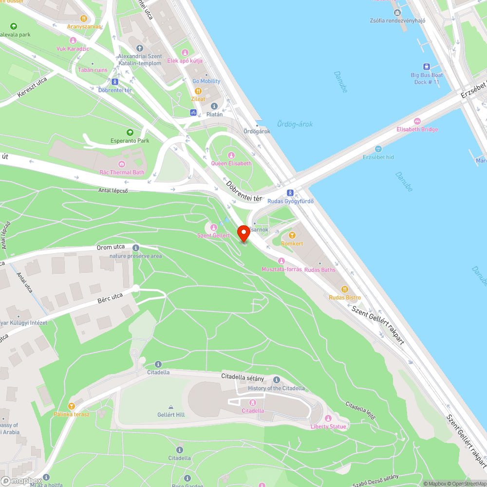 Összefirkált támfal bejelentés helye