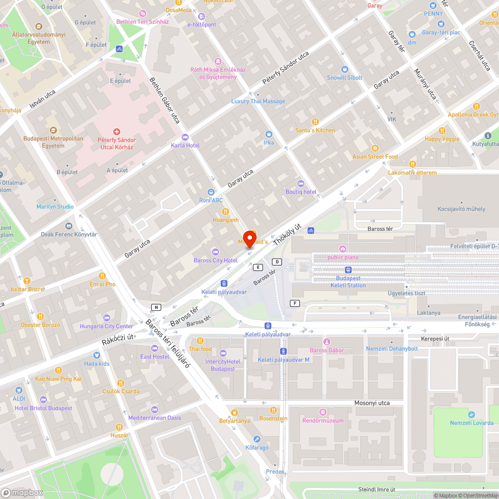 Javaslat a 78-as trolibusz útvonalának módosítására, meghosszabbítására bejelentés helye