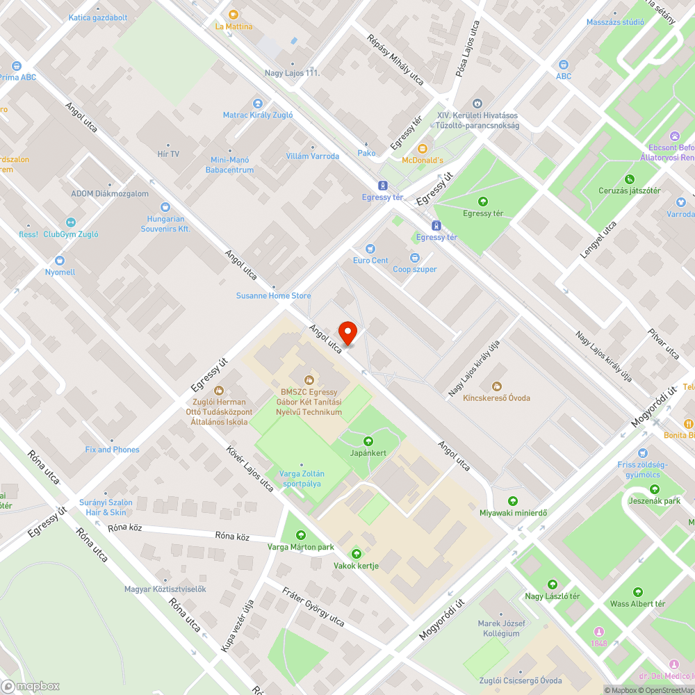 Felbontott (elfelejtett?) járdaszakasz bejelentés helye