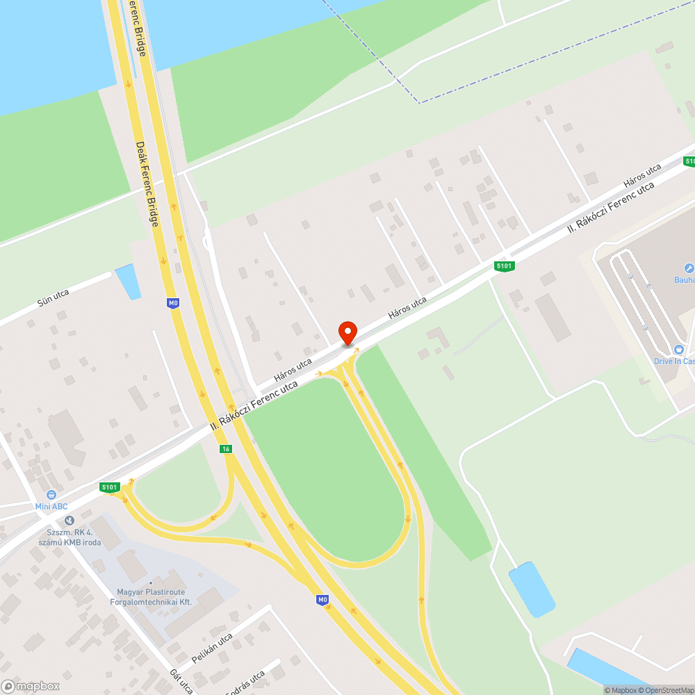 Hiányzó fényterelő bejelentés helye