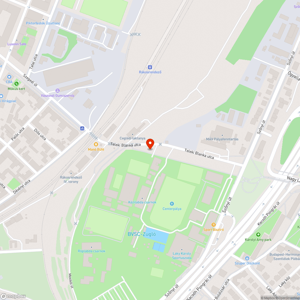 Gumiabroncsok és ágymatrac egy fa tövében bejelentés helye