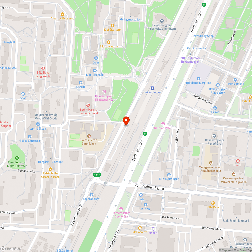 Beszakadt burkolat parkolóban bejelentés helye