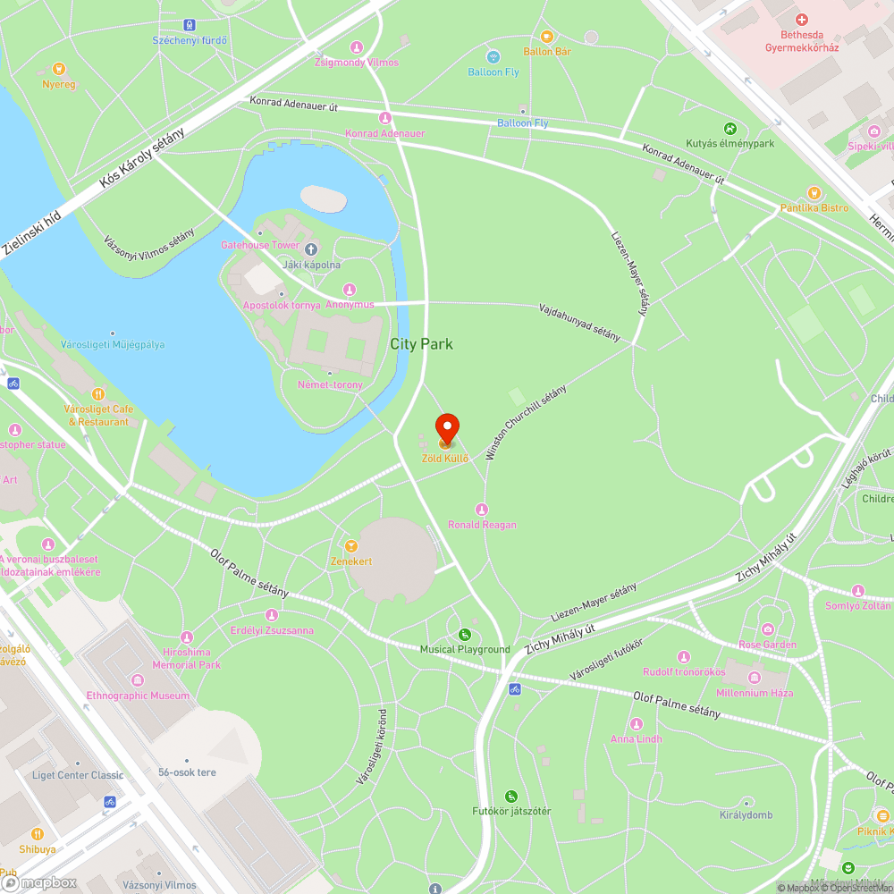 Csőtörés ligetben bejelentés helye