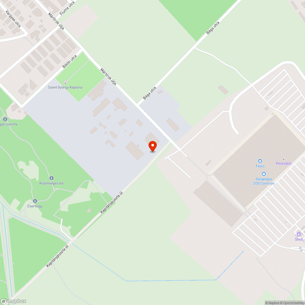 Szemetes út bejelentés helye