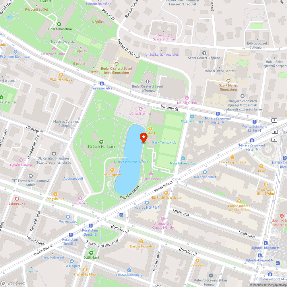 Megsüllyedt sétány bejelentés helye