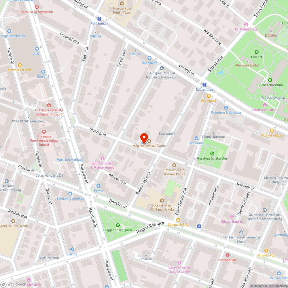 Elhagyott Astra bejelentés helye