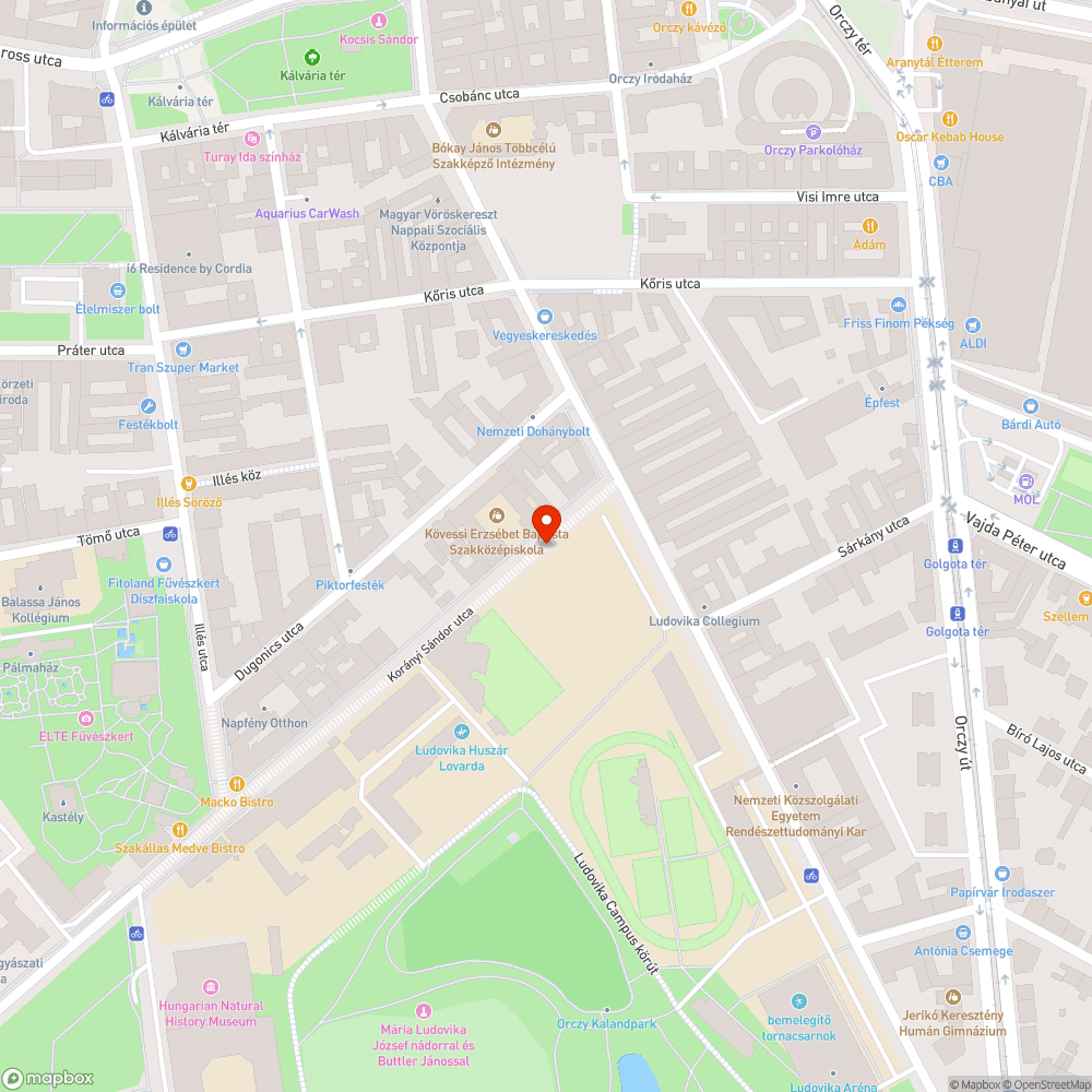 Szemét bejelentés helye