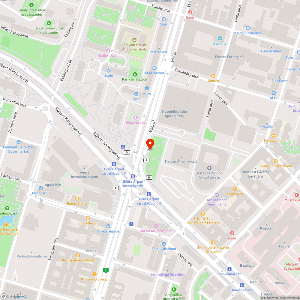 Betört üvegfal Göncz Árpád metrópótló végállomásánál bejelentés helye