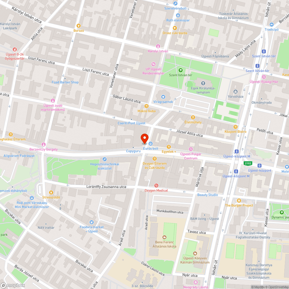 Kipusztult fa bejelentés helye