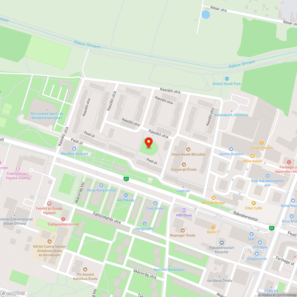 Szemét, a kukákat nem ürítik bejelentés helye