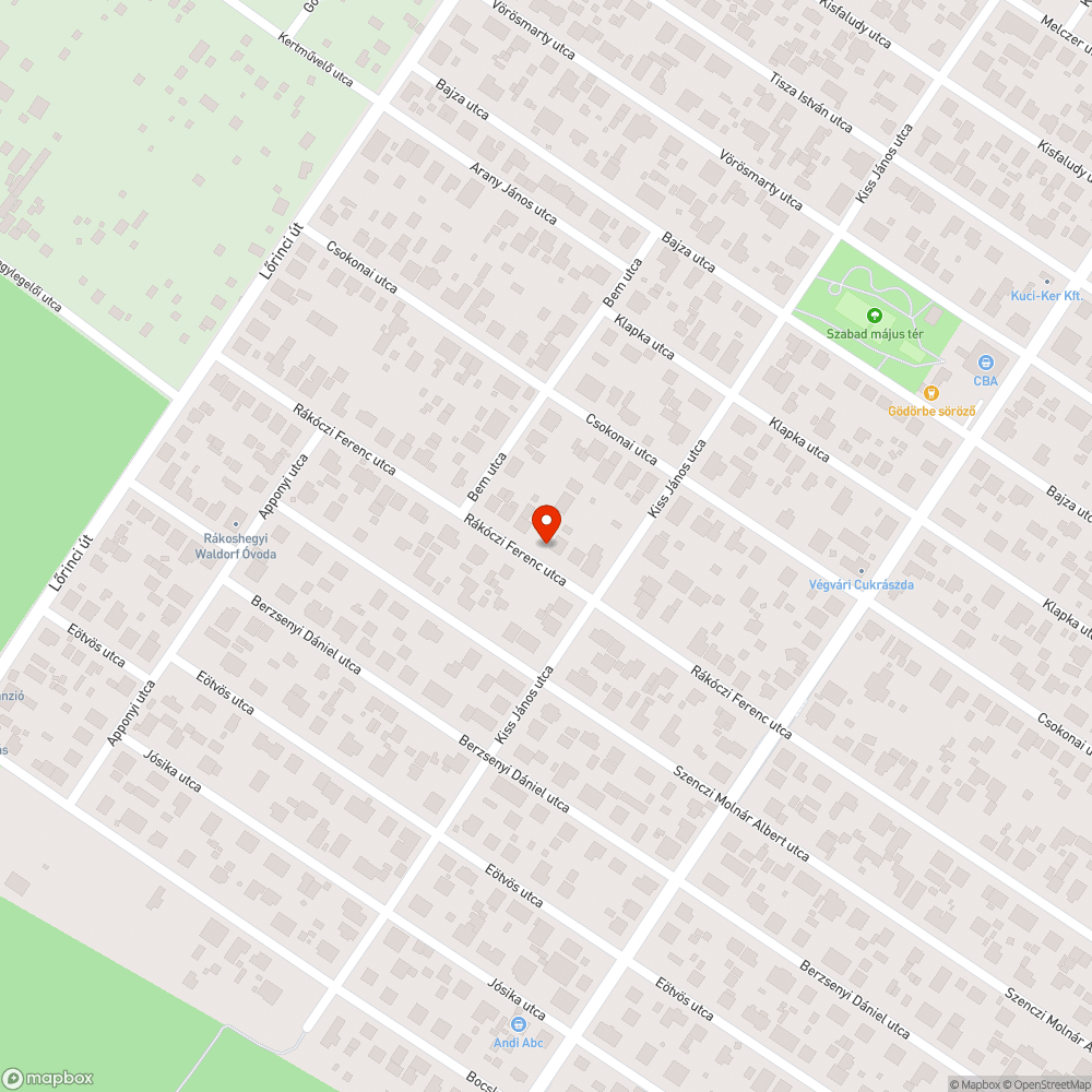 Éles fémdarab bejelentés helye