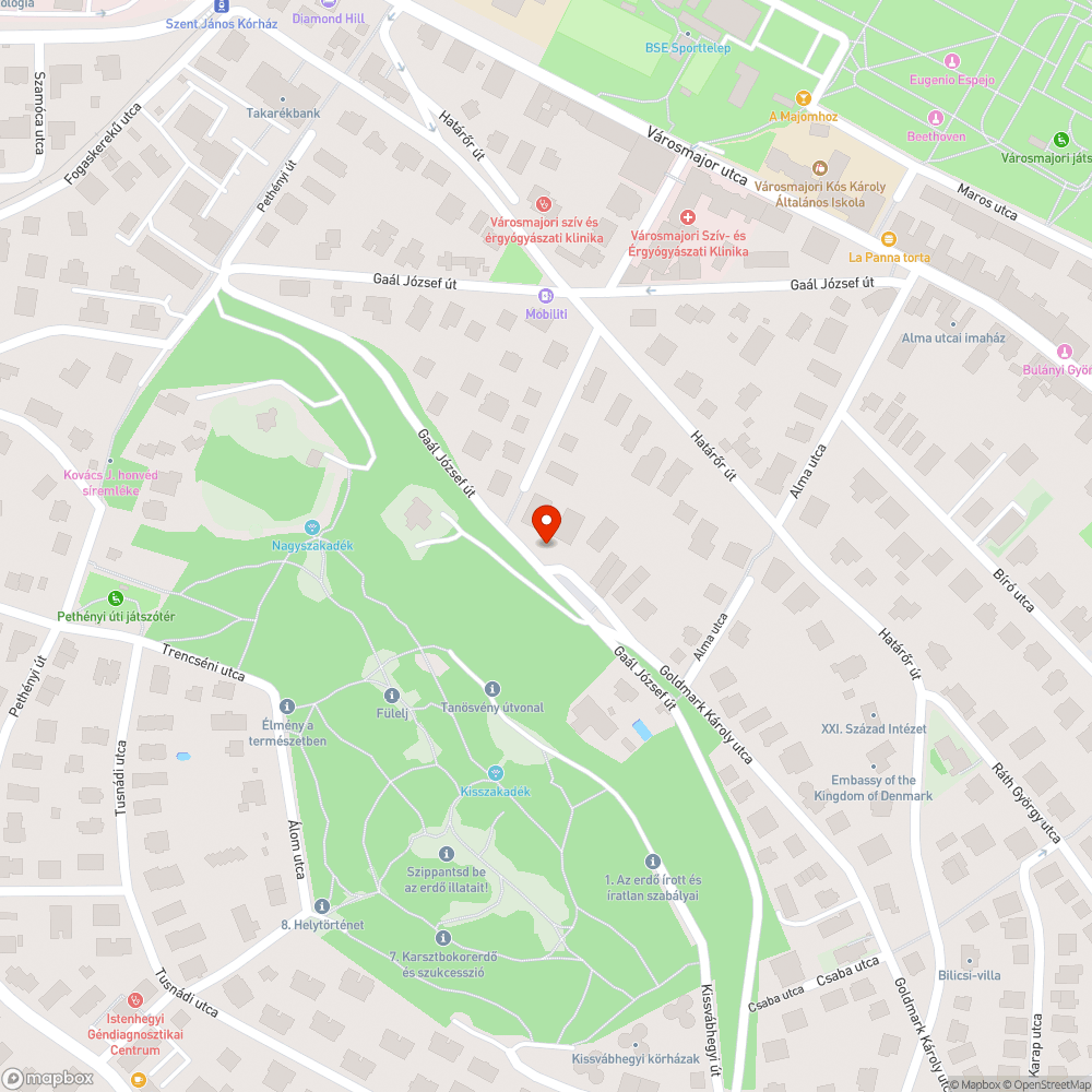 Kidőlt tükör bejelentés helye