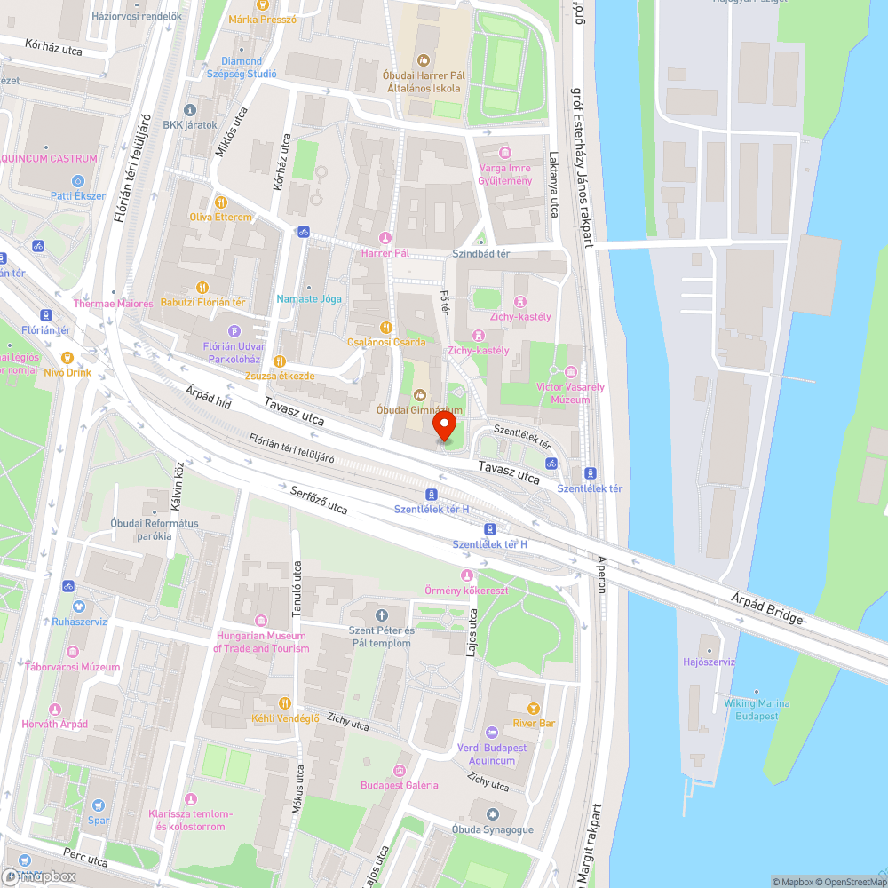 Megdőlt poller bejelentés helye