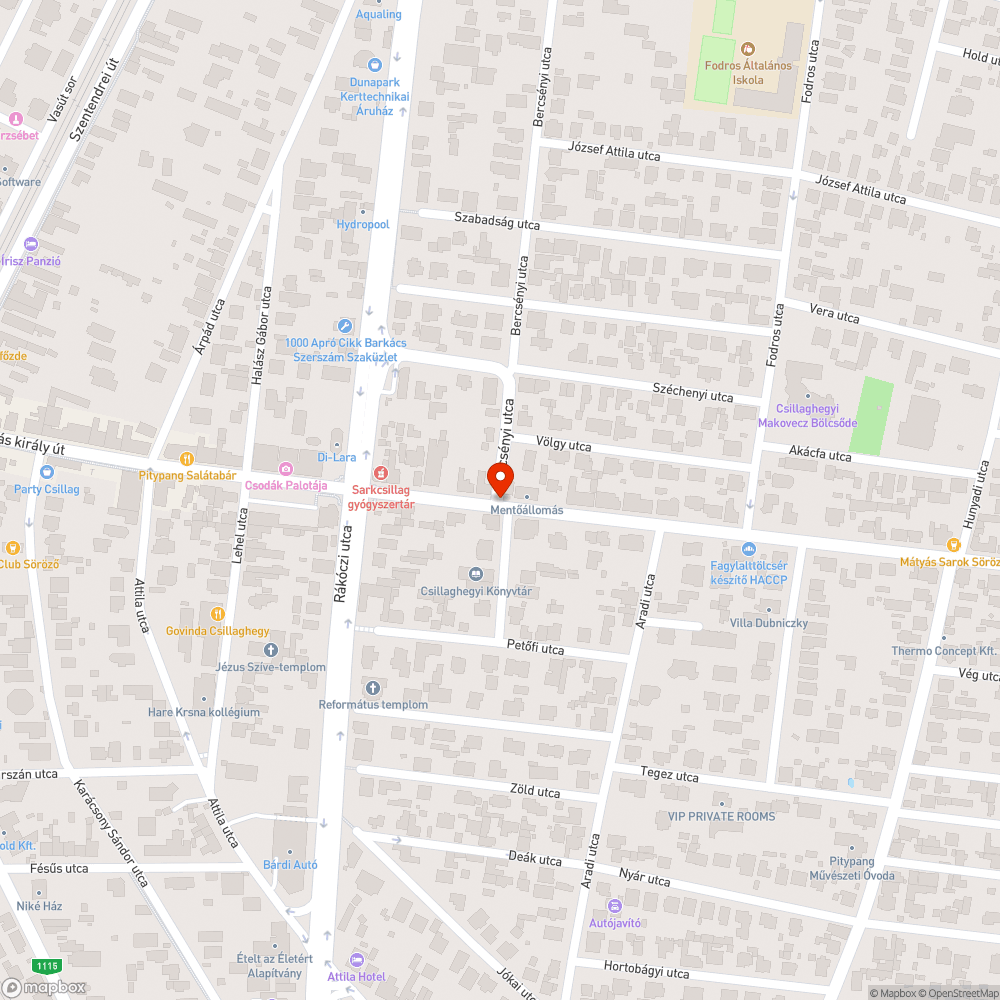 Hiányzó gyalogátkelő bejelentés helye