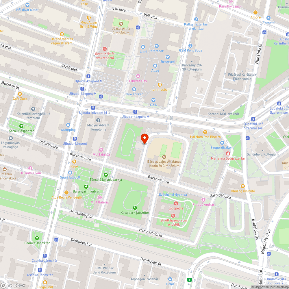 Megsüllyedt aknafedél és járda bejelentés helye