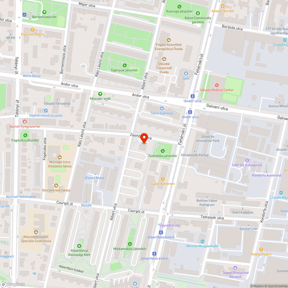 Fák lombozata betakarja bejelentés helye