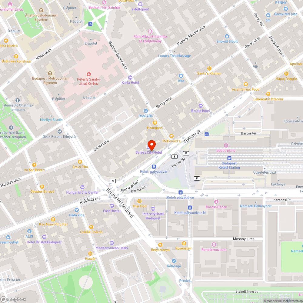 Buszmegálló takarítás bejelentés helye