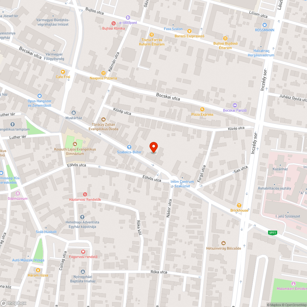 Veszélyeztetett fák bejelentés helye