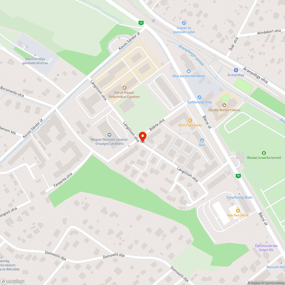 Sérült keret bejelentés helye