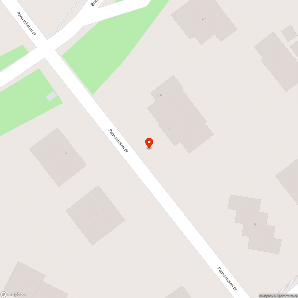 Pannonhalmi út eltakart tábla bejelentés helye