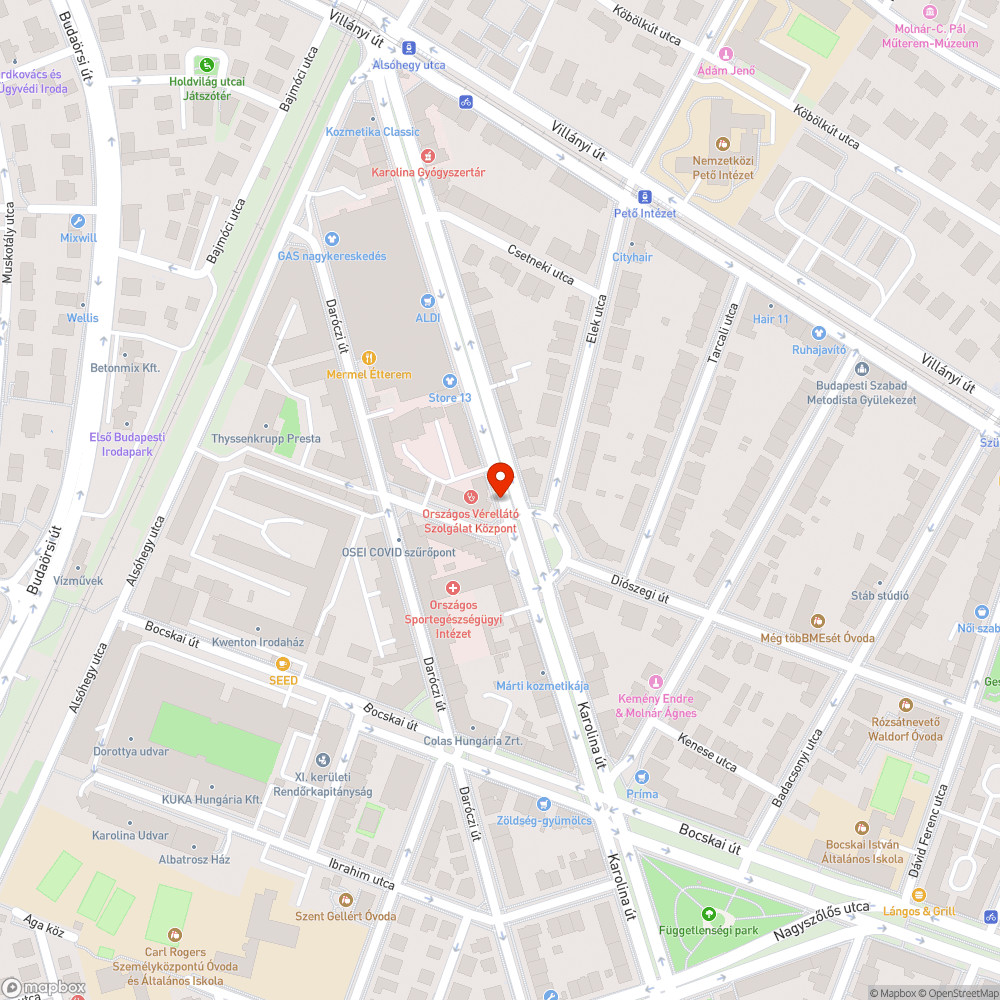 Sérült fa bejelentés helye