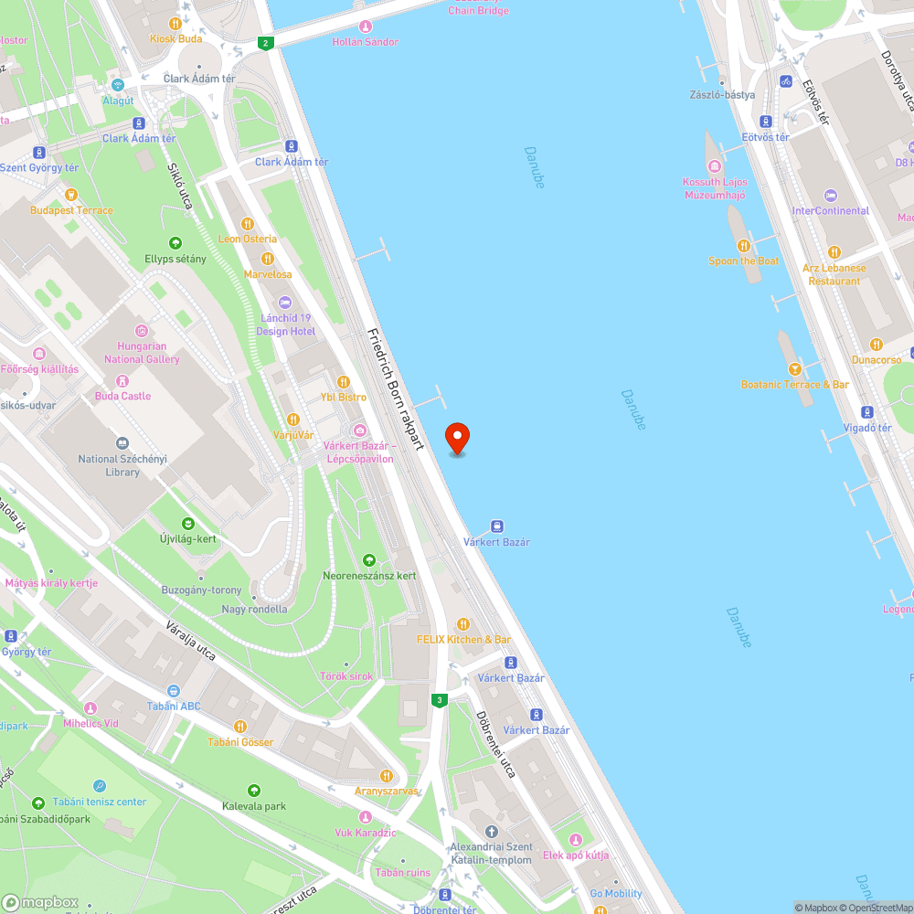 Várkert bazár bringasáv 5 éve rohad bejelentés helye